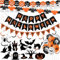 Halloween Deko Set , Halloween Decoration Innen und Outdoor, Girlande, Banner & Hängedekoration, Gruselfest Deko, Party Kinder Decoration