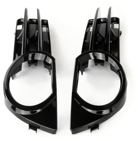 Underground Parts Nebelscheinwerfer-Abdeckungen für Audi A3 2003–2007, glänzend, schwarz, 8p