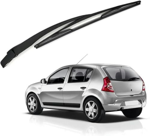 LMMPP Heckwischerblatt und Wischerarm für Dacia für Sandero 2008 2009 2010 2011 Auto-Heckwischer
