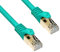 DINIC Cat.7 Premium Patchkabel 10 Gb LAN Kabel, Netzwerk-Kabel S/FTP Kupfer, LSZH Ethernet (Grün, 1,00m)