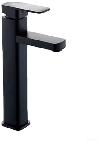 Robinet numérique à eau chaude instantanée, robinet mitigeur de lavabo à capteur infrarouge, robinet sans contact pour salle de bain et lavabo de cuisine (noir haut)