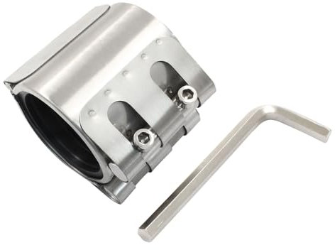 LifCratms Pipe Repair Clamp, Galvanized Pipe Repair Kit, Leak Repair Clamp for Plastic and Metal Pipes(56mm-59mm/2 inch)