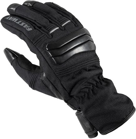 FAST WAY Touring Uni 212 Motorradhandschuhe Herren und Damen, Atmungsaktiv, Knöchelschutz, Bequeme Motorrad Handschuhe, Strapazierfähig, Wetterfest, Motorrad Zubehör Für Männer und Frauen, Größe XL