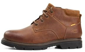 camel active Herren Schnürboot mit Reißverschluss Hellbraun, menswear-40