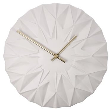 Wanduhr Polygono weiß - Kaiser Porzellan