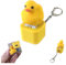Duck Quack Fidget Toy, Duck Quack Keychain, Rechargeable Duck Stress Reliever Toy, Colored Lights, Quack Fidget Toy(1PCS)