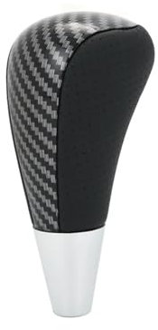 Gear Stick Schaltknauf Für Lexus IS GS LS RX ES Automatische Schaltknauf Leder Shifter Hebel Stick Auto Schalthebel(Carbon With Hole)
