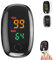 Monitor De Oxígeno En Sangre 2025 Mejorado, Medidor De Glucosa LED No Invasivo, Medidor De Oxígeno No Invasivo, Medidor De Glucosa, Monitor De Glucosa En Sangre (Negro)