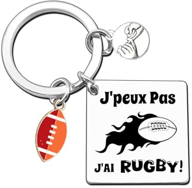 VZIUYTRE Cadeaux Sport Cadeaux Athlètes Cadeau Fan de Basket Coach Porteclef Original Porteclef Personnalisé pour Basket Chasseur Football Golfeur Motard Pêcheur Cycliste Rugby Cadeau