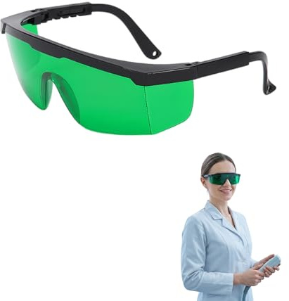 Zuahaly IPL Laser Schutzbrille 190–2000 nm, OD1+ bis OD3+, 35% VLT – Augenschutz für Laser‑Haarentfernung, Beauty & Kosmetik, UV‑Schutz – komfortables, modisches Design für Studio & Praxis