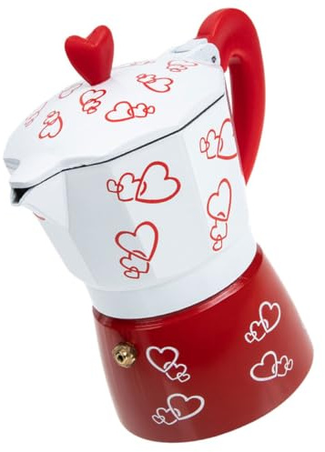 SHINEOFI Caffettiera Italiana in Lega di Alluminio Design Ottagonale Unico, Portatile per Casa e Caffetteria, Mantiene Gusto Originale e Velocizza L'infusione