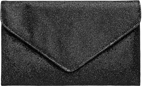 Caspar TA357 große elegante Damen Glitzer Clutch Tasche Abendtasche