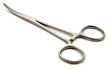 STAINLESS STEEL 5 INCH CURVED FISHING FORCEPS CURVED FORCEPS CARP FISHING