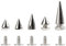 20stücke Cone Spike Schraubnieten Für Diy Handwerk Runde Stifte Für Schuhe Taschen Gürtel Und Kleidung Punk Leder Dekoration