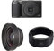 Ricoh GR III Digital Camera with GW-4 Wide Conversion Lens and GA-1 Lens Adapter