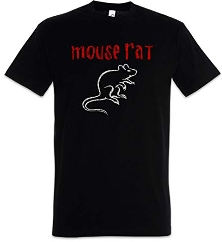 Urban Backwoods Mouse Rat Men T-Shirt Black Size M