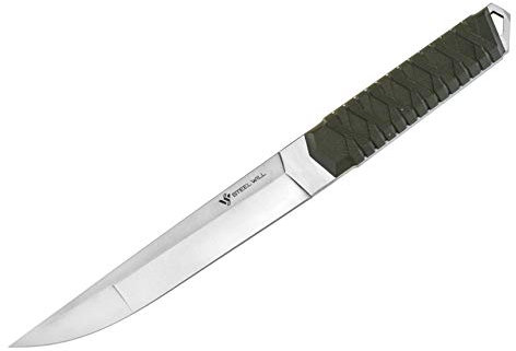 Steel Will Unisex – Erwachsene Courage 311 Feststehendes Messer, grün, 18