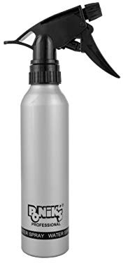 Ponik's Aluminium Spray Bottle, Water Sprayer, Hairdressing Supplies, Plant Sprayer, Salon Barber Hair Tools, Atomizer, 280ml + Spare Pump