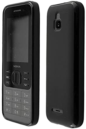 caseroxx Schutzhülle für Nokia 6300 4G in schwarz – Flexibles TPU-Case aus stoßfestem Gummi, passgenaue Handy-Tasche mit Kantenschutz & rutschfestem Grip