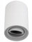 LED Aufbauspot, LED Deckenaufbauleuchte, Aluminium Deckenleuchte Weiss Rund Ø85mm x 115mm (WEISS SLIM)
