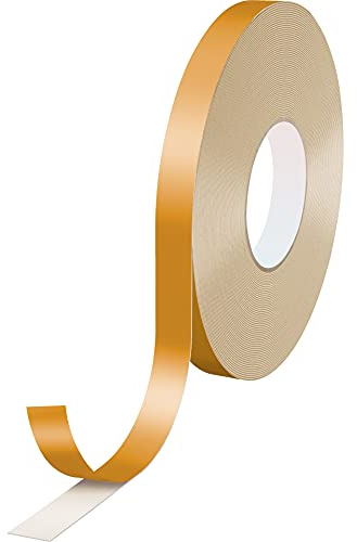 tesa® Schaumstoffklebeband Removable 65610, doppelseitig, weiß, 19mm, 50m/Rolle