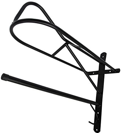 Secure Fix Direct Wall Mounted Saddle Rack (Horse Bridle Stable Rug Black)