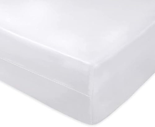 MERCURY TEXTIL -Coprimaterasso in microfibra, antiacaro, antibatterico, traspirante, allungato fino a 25 cm di profondità, coprimaterasso con cerniera (letto 90)