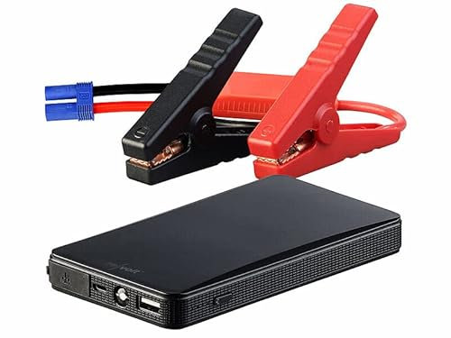 revolt USB-Powerbank mit Kfz-Starthilfe, LED-Leuchte, 6.000 mAh, 400 A