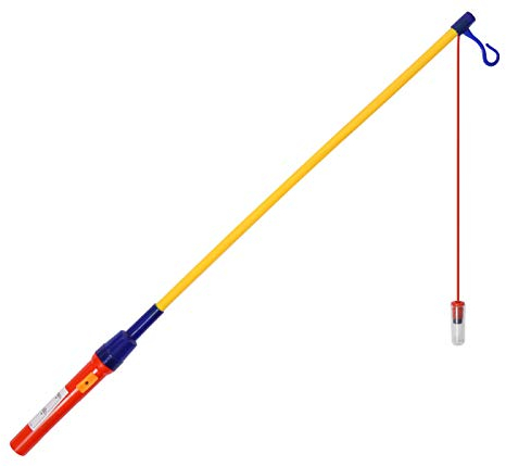 Laternenstab 50 cm lang Laternenhalter Elektrisch St Martin LED Lampe Stab Kinderlaterne Sicherer Leuchtstab Batteriebetrieben für Kinder (1 Stück)