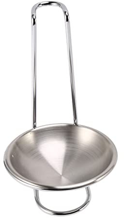 Jikoiuty Repose-cuillère en acier inoxydable - Long manche - Support vertical pour louche à soupe