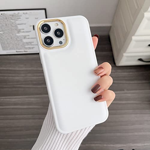 Beschichtung Air Cushion Schutzhülle für iPhone 14 13 12 11 Pro Max XS XR X 8 7 6S 6 Plus SE 2020 Luxus-Rückseite, Weiß, für iPhone XS max