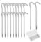 20 Stück Zeltheringe, 18 cm/7 Luftfahrtaluminium Heringe Erdnägel,Häringe Zelt Häringe Zelt, Zeltzubehör Heringe für Camping, Gartenarbeit Usw