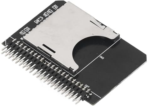 ciciglow SD-Karte auf 2,5-Zoll-IDE-Adapter, Speicherkarte SDHC SDXC MMC auf Laptop 44-poliger PATA-Stecker, Speicherkarte auf IDE-Festplattenlaufwerk-Adapter