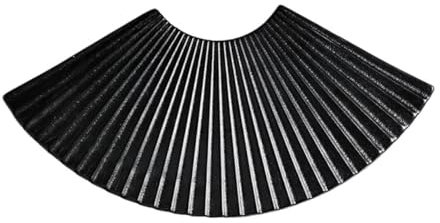 SHOWERORO Ceramic Sector Disk Sushi Plate for Dessert Serving Japanese Food Dish for Restaurant Use