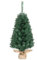 LEADZM Mini Weihnachtsbaum 40/60/90cm Tisch Weihnachtsbaum klein künstlich geschmückt für Weihnachten Deko (Grün ohne Dekoration, 90cm-1)