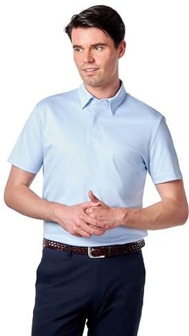 Mercerised Cotton Sky Polo T Shirt Short Sleeve, XL