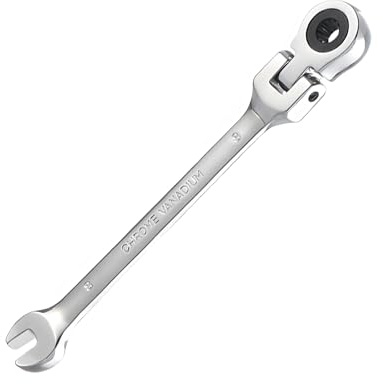 Foyscr Combination Ratchet Spanner, CRV Forged 8mm Wrench | Industrial Dual Purpose Design, Anti Slip Anti Bend Hand Tool