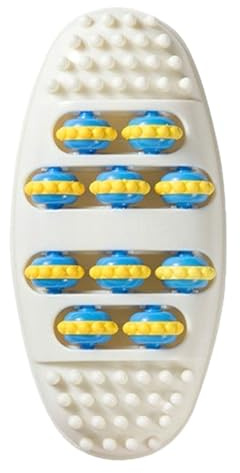 Fußroller – Tiefenentspannung und Reflexzonenmassage – Plantar-Fußmassagegerät | Für Senioren, Mütter, Väter, Väter, Mütter, Männer,