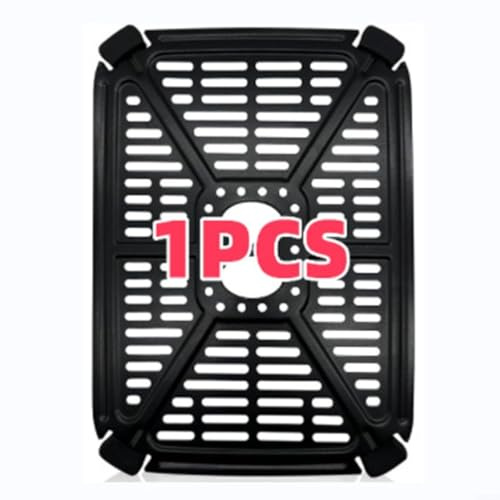 Entgoinggo Air Fryer Grill Pan, Stainless Steel, 1pcs