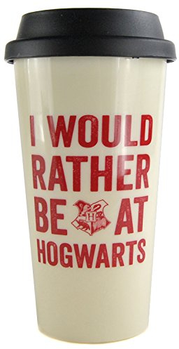 Harry Potter Mug de voyage avec slogan de Poudlard