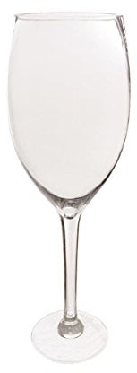 Homestreet Clear Glass Champagne Flute 40cm For Flowers Or Visual Displays, Wedding Centre pieces etc