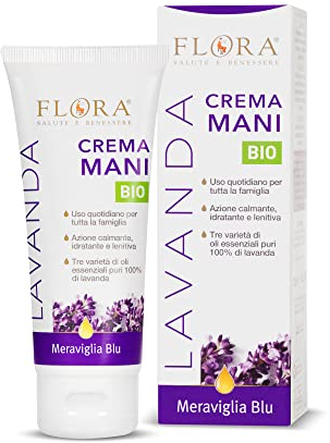 Flora Blue Lavender Hand Cream Bio Bdih, Lavandel - 100 ml