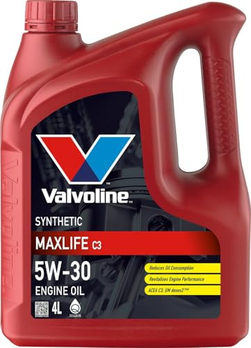Valvoline Motoröl 5W-30 MaxLife Vollsynthetiköl Motor Öl ACEA C3 API CF API SN C3 4L Kompatibel mit VW Golf 7 Schrägheck 5G1, BQ1, BE1, BE2 Golf 4 Schrägheck 1J1 Golf 6 5K1 Golf 5 Schrägheck 1K1