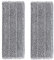 Serpillères en Microfibre pour Balai Lave-Sol Housse de Nettoyage de Rechange Vadrouille La Tête de Ménage de Vadrouille pour Balai Plat Nettoyage en Microfibre/Lingettes de Nettoyage 33x12mm Serria