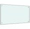 vidaXL Paraschizzi per Cucina Paraspruzzi Fornelli Resistente al Calore Pannello Splashback Parete Bianco 70x40 cm in Vetro Temperato
