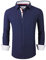 Alex Vando Mens Dress Shirt Wrinkle Free Regular Fit 4-Way Stretch Button Down Shirts, Navy, XL