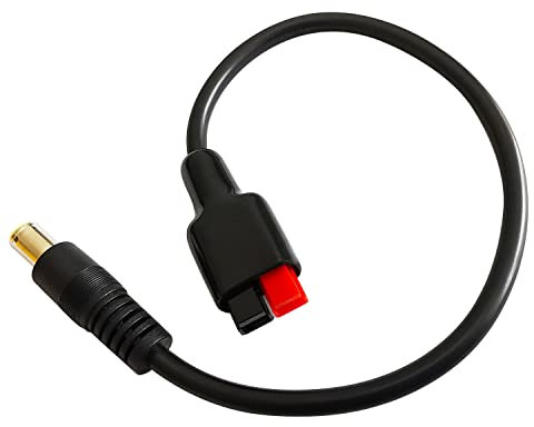 Faoyliye Cable adaptador de 16 AWG 45 A a CC de 8 mm, para panel solar Goal Zero Yeti, conector de 45 A compatible con Anderson Powerpole - 1 pie/30 cm