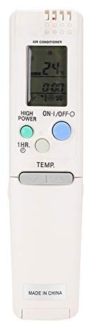 Garsent Télécommande de Climatiseur pour Sanyo, Télécommande Universelle de Remplacement pour Climatiseur, Distance de Télécommande de 10 M, pour Climatiseur Sanyo RCS-4MVPS4EX