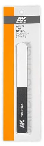 AK Interactive Tri Sanding Stick - 400/1000/3000 Grit (AK9178)