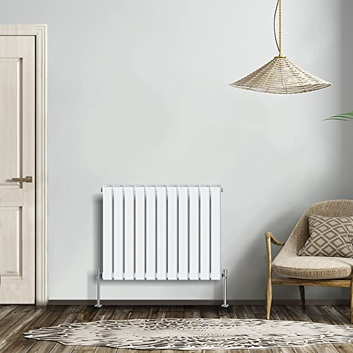 NRG White Radiator 600x748mm- Double Flat Panel Interior Bathroom Radiators